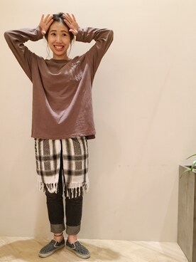 にしむらりささん（レディース・157cm）の夏コーディネート