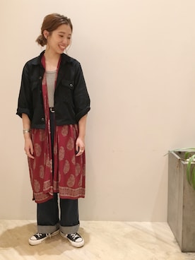 にしむらりささん（レディース・157cm）の秋コーディネート