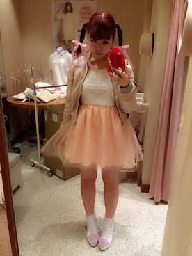 「LIZ LISA（リズリサ）のアイテム（スタジャン）」を使った、ぢゅっちさん（レディース・158cm）の秋コーディネート