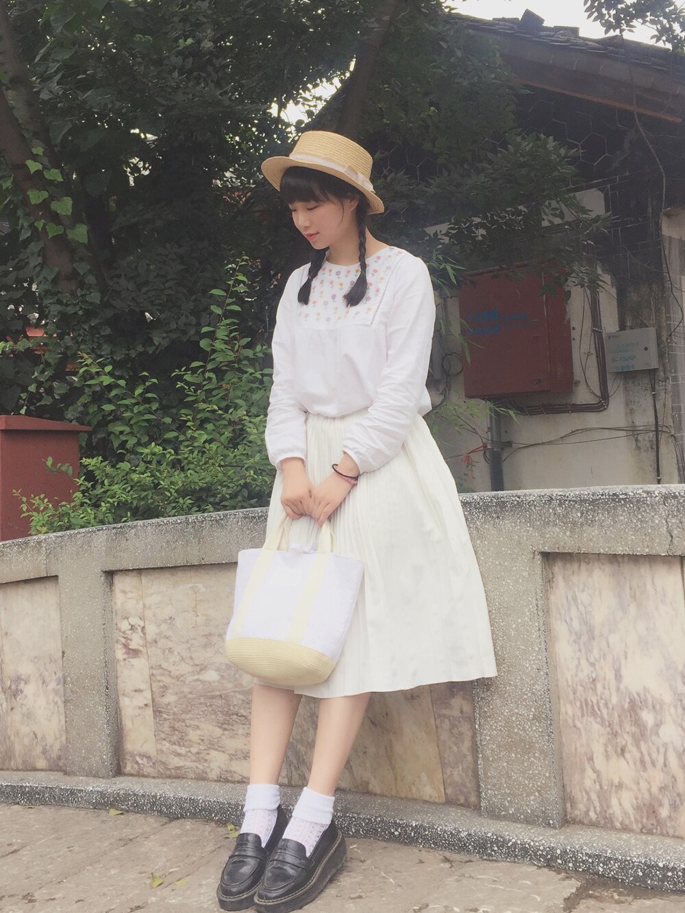 「秋コーデ」｜「ehka sopoのアイテム（シャツ/ブラウス、ホワイト系）」を使った、lazyちゃんさん（レディース・167cm）の秋コーディネートの1枚目の写真
