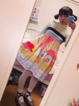 「keisuke kanda（ケイスケカンダ）のアイテム（その他）」を使った、△▲△▲さん（レディース・148cm）の冬コーディネート