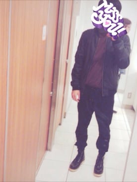 「アイテム（その他シューズ）」を使った、もっちさん（メンズ・175cm・10代）の冬コーディネート