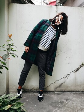 「アイテム（ピーコート）」を使った、aaaaaaaaaaさん（レディース・168cm・10代）の冬コーディネート
