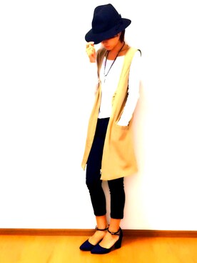 「ARROW（アロー）のアイテム（その他アウター）」を使った、Aya Saitoさん（レディース・157cm）の秋コーディネート
