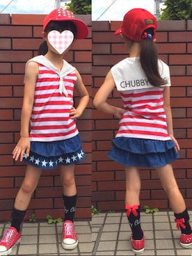 kurukanaさん（キッズ・120cm）の夏コーディネート