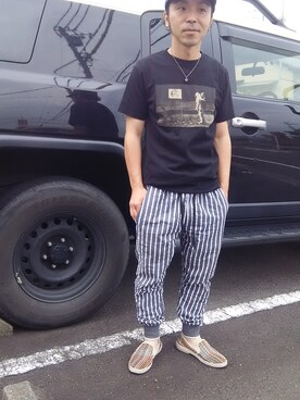 okuさん（メンズ・158cm）の夏コーディネート