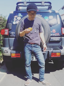 okuさん（メンズ・158cm）の夏コーディネート