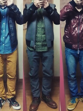 okuさん（メンズ・158cm）の秋コーディネート