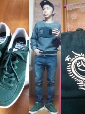 okuさん（メンズ・158cm）の秋コーディネート