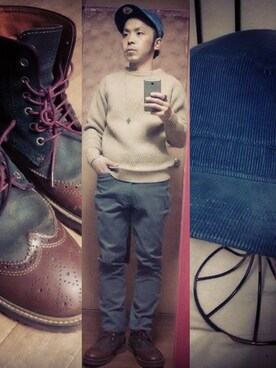 okuさん（メンズ・158cm）の秋コーディネート