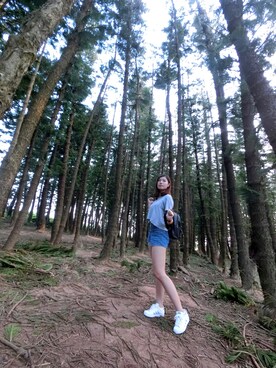 「MIRYOKU（ミリョク）のアイテム」を使った、臻臻さん（レディース・168cm）の秋コーディネート