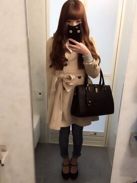 annaさん（レディース・160cm）の冬コーディネート