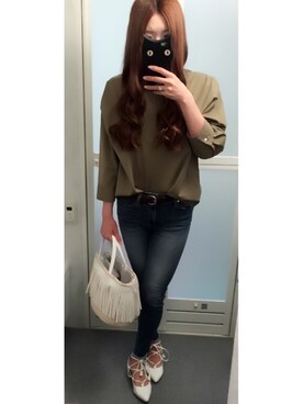 annaさん（レディース・160cm）の春コーディネート