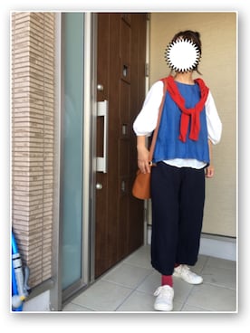 「bliss（ブリス）のアイテム」を使った、machikoさん（レディース・155cm）の秋コーディネート