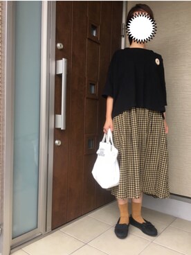 「ORNE（オルネ）のアイテム」を使った、machikoさん（レディース・155cm）の秋コーディネート