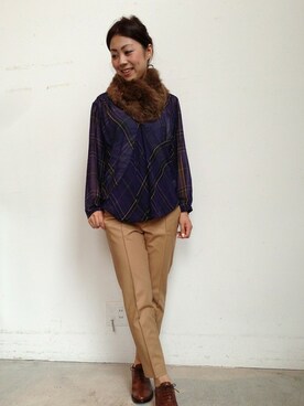 carlife中目黒店Aさん（レディース・155cm）の秋コーディネート