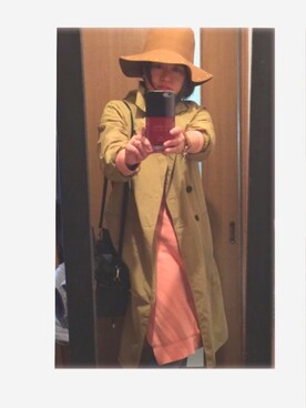 「春コート」｜はるさん（レディース・151cm）の冬コーディネート