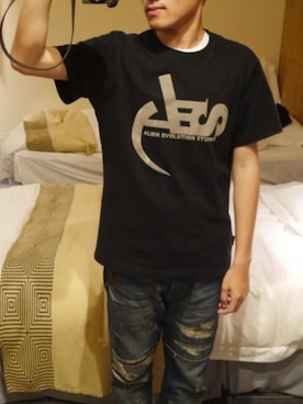 「ALIEN EVOLUTION STUDIO」｜粘又仁さん（メンズ・170cm）の春コーディネート