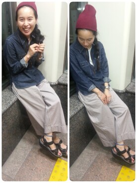 BEAMSBOY buyer INOさん（レディース・156cm）の春コーディネート