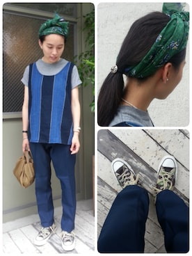 BEAMSBOY buyer INOさん（レディース・157cm）の夏コーディネート