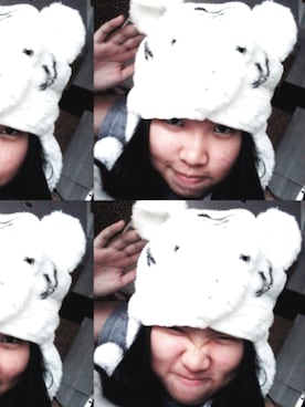 「Cute」｜「アイテム（ニットキャップ/ビーニー）」を使った、Joslyn Leeさん（レディース・163cm）の夏コーディネート