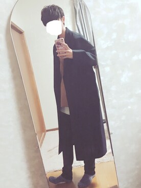 「アイテム（チェスターコート）」を使った、系統変わったため止めてるなう。さん（メンズ・170cm・10代）の秋コーディネート
