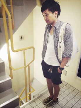 akihitoさん（メンズ・173cm）の夏コーディネート