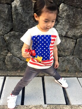 yuu.さん（キッズ・90cm）の春コーディネート