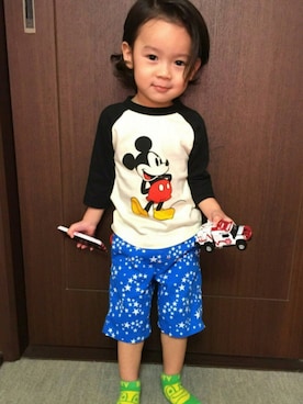 yuu.さん（キッズ・90cm）の春コーディネート