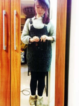 boat.⛵さん（レディース・168cm）の冬コーディネート