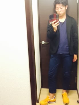 「soe（ソーイ）のアイテム（その他パンツ）」を使った、KJoさん（メンズ・171cm）の秋コーディネート