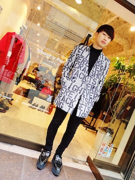 「JIL SANDER（ジルサンダー）のアイテム（その他アウター）」を使った、aboutapondさん（メンズ・178cm）の冬コーディネート