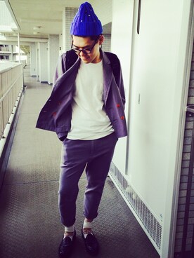 「SET UP」｜「アイテム（腕時計）」を使った、DAICHIさん（メンズ・168cm）の春コーディネート