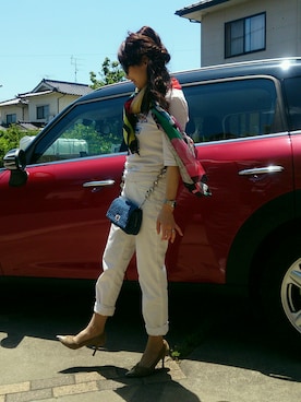 「LUCA（ルカ）のアイテム」を使った、レオンママさん（レディース・154cm）の春コーディネート