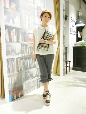 AzusaTakizawaさん（レディース・162cm）の冬コーディネート