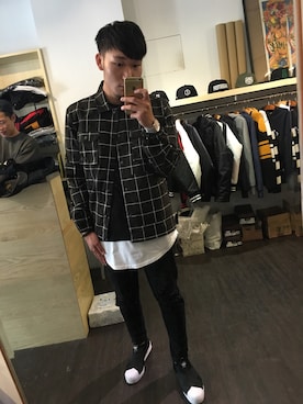 「REMIX（リミックス）のアイテム（ジャケット/アウター）」を使った、weichi さん（メンズ・174cm）の冬コーディネート