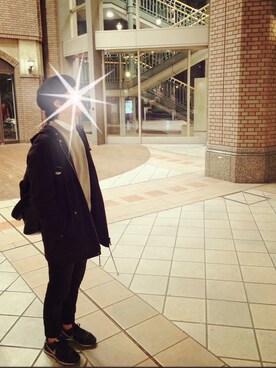「A.P.C.（アーペーセー）のアイテム（その他アウター）」を使った、ALLさん（メンズ・170cm）の春コーディネート