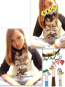 「OBEY」｜「アイテム（デニムパンツ）」を使った、aikaさん（レディース・158cm）の春コーディネート