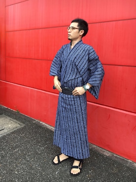 「夏祭り」｜taro3laurentさん（メンズ・177cm・20代）の夏コーディネート