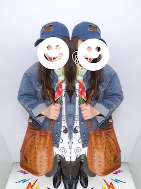 「LouisVuitton」｜「アイテム（デニムジャケット）」を使った、hikaruさん（レディース・150cm）の夏コーディネート