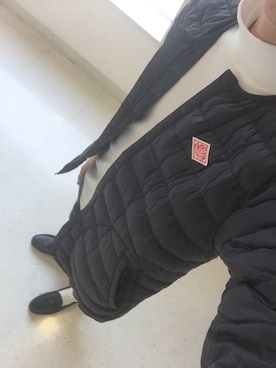 「ノーカラーダウン」｜かんなゔぁーろさん（メンズ・180cm）の春コーディネート