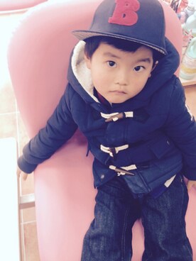 BU-AOさん（キッズ・90cm）の春コーディネート