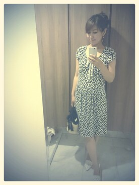 「Milly（ミリー）のアイテム」を使った、高橋　佐知さん（レディース・163cm）の夏コーディネート