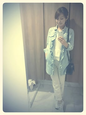 「wonder（ワンダー）のアイテム」を使った、高橋　佐知さん（レディース・163cm）の夏コーディネート