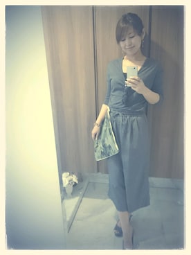 「wonder（ワンダー）のアイテム」を使った、高橋　佐知さん（レディース・163cm）の夏コーディネート