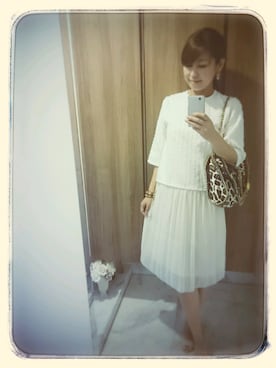 「wonder（ワンダー）のアイテム」を使った、高橋　佐知さん（レディース・163cm）の夏コーディネート