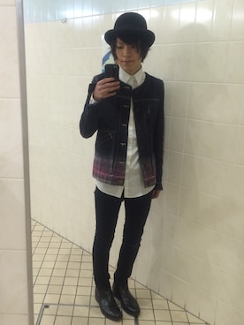 「SISTERE（システレ）のアイテム」を使った、かんちゃんさん（メンズ・169cm）の冬コーディネート