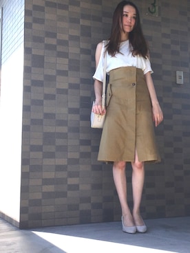 「EVER AFTER（エバーアフター）のアイテム」を使った、chima*さん（レディース・165cm）の夏コーディネート