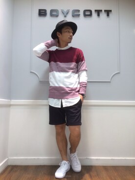 boycott 北千住丸井店　スタッフさんのコーディネート