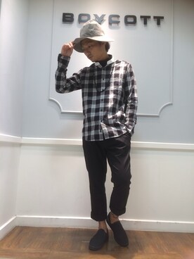 boycott 北千住丸井店　スタッフさんのコーディネート